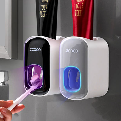 Automatic Wall-Mounted Toothpaste Squeezer with Gears
